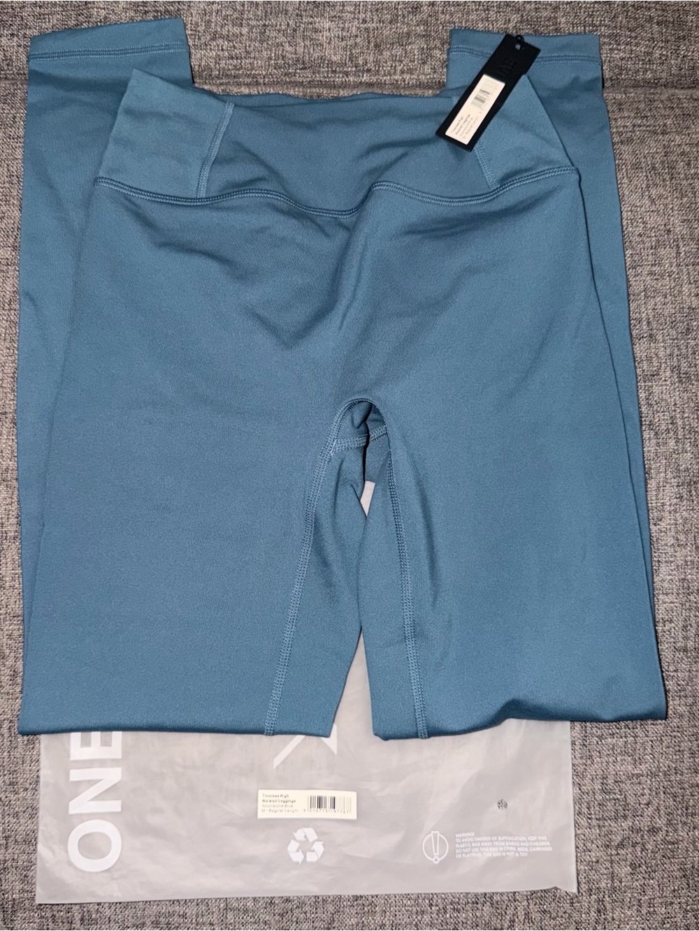 Oner Active Timeless High Waisted Legging - Moonstone Blue - Medium